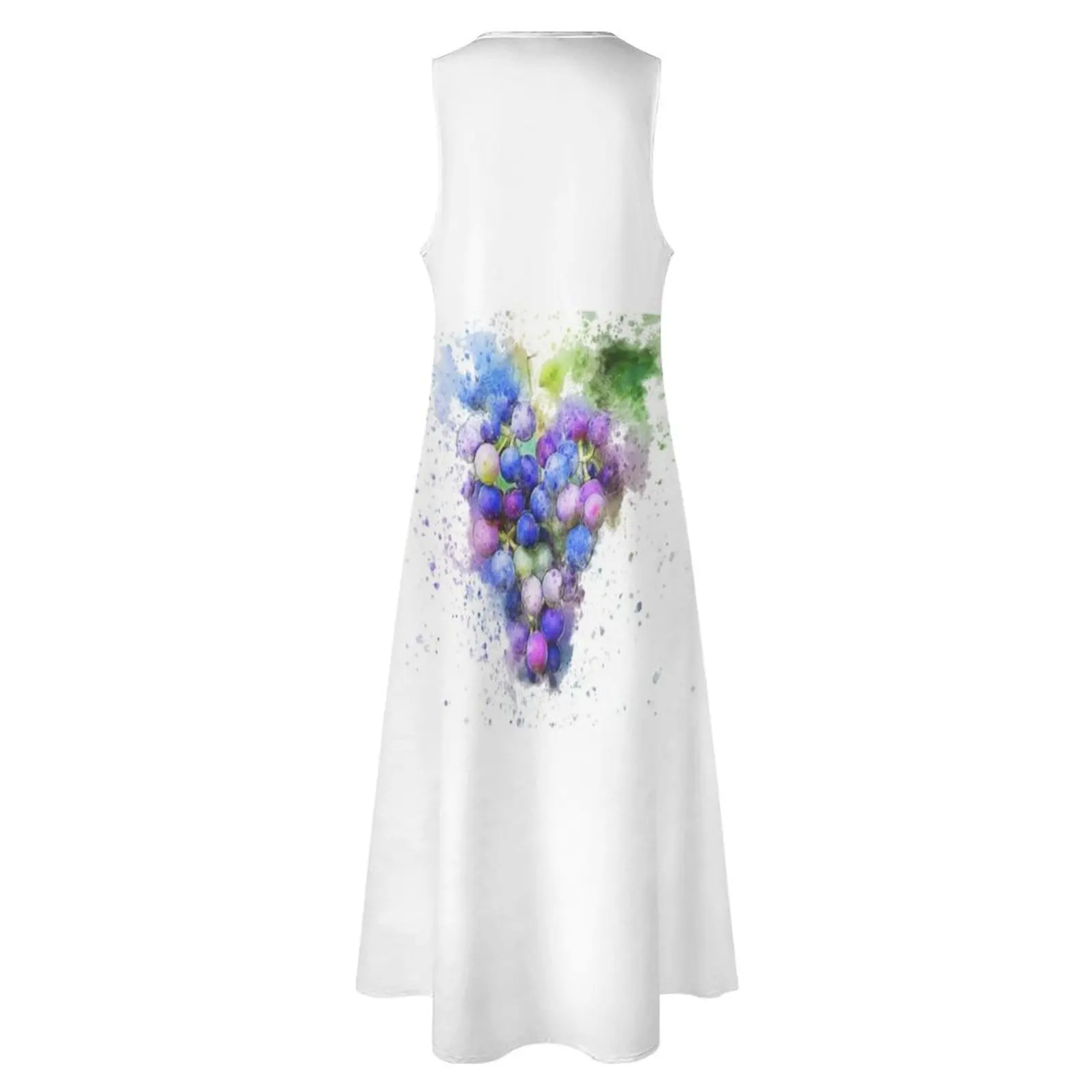 فستان طويل من Grape Splash فساتين نسائية فضفاضة أنيقة فستان بأشرطة ملابس نسائية ملابس نسائية كورية أنيقة