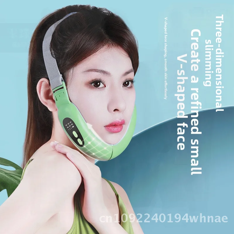 Smart Face Slimming Device with Microcurrent Color Light Ems Facial Vibration Massager for Beauty And Slimming -