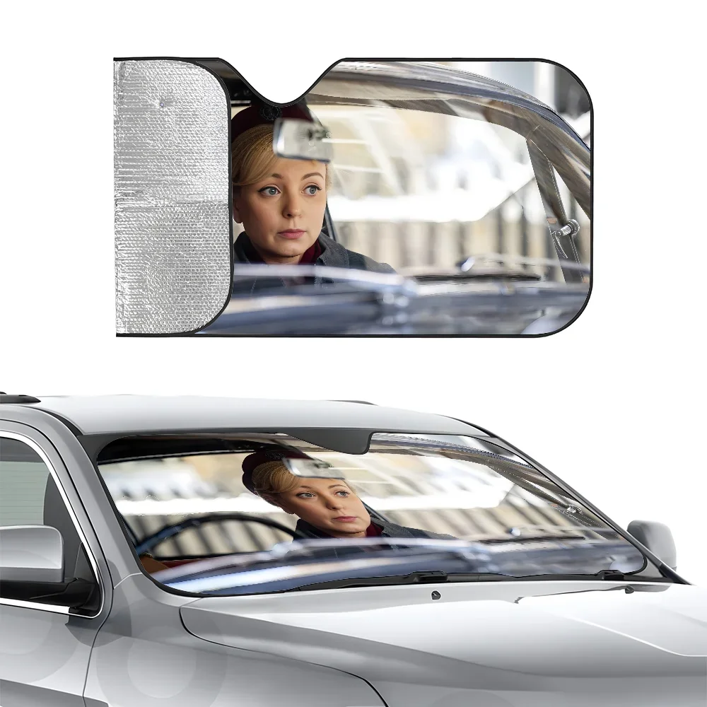 

Call the Midwife Driving Car SunSha Heat-insulating Aluminum Film Windshield Sunshas UV Rays Blocks Car Sun Visor Protector