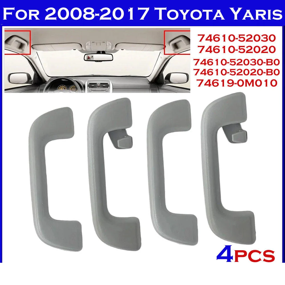 

74610-52030 74610-52020 Gray Interior Roof Pull Grab Handle for Toyota Corolla Rav4 Yaris Vios Highlander Camry Noah Accessories