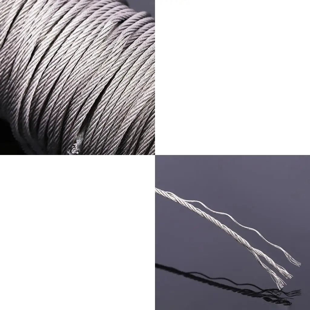 Heavy Duty 304 Stainless Steel Wire Cable 50M For Hoisting And Drying Clothes high quality