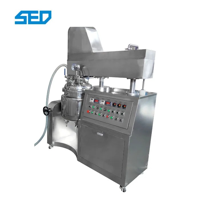 Vacuum Lotion Emulsifier Mixer Meat Homogenizing Emulsifying Machine