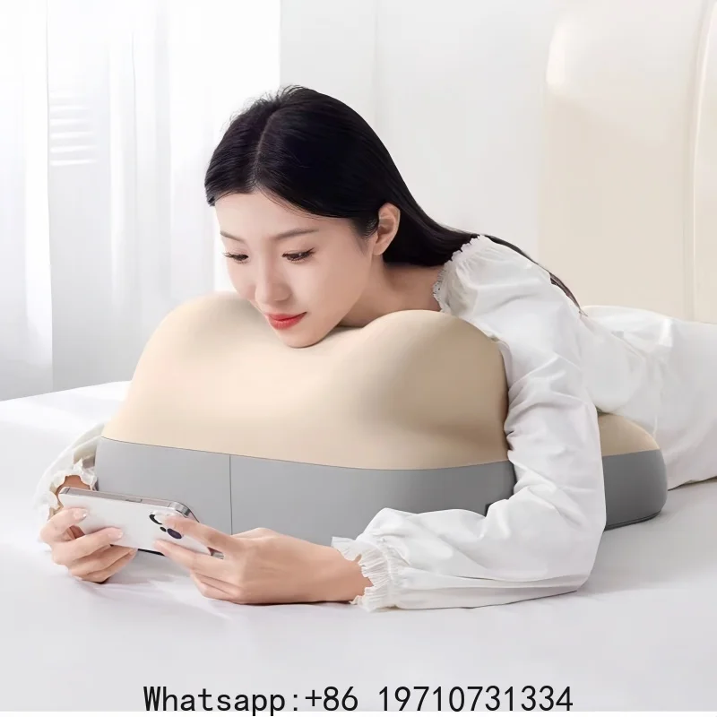 Memory Foam Lumbar Cushion Ergonomic Back Support Pillow With Breathable Cover For Office Chair Car Seat Bed Backrest