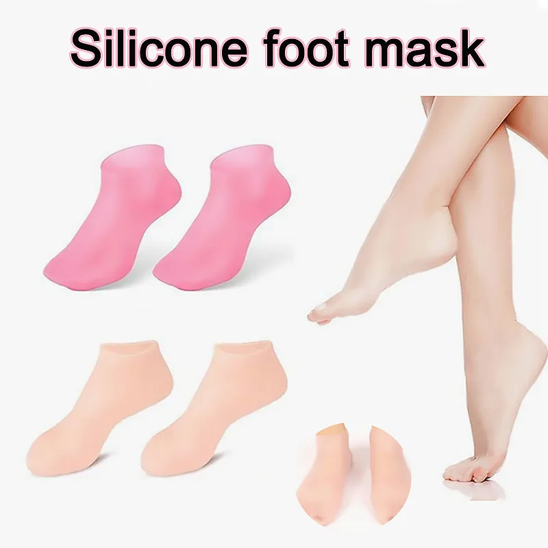 Novos Meias Hidratantes de Silicone em Gel para Pele Rachada e Morta, Protetor Esfoliante para Cuidados com a Pele ZBHLGJ07