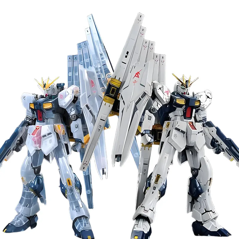 Bandai Originele MODEL KIT GUNDAM RG RX-93 dzi CLEAR COLOR LIMITED PAKKET & DE GUNDAM BASE LIMITED 1/144 Speelgoed Model Cadeaus voor jongens