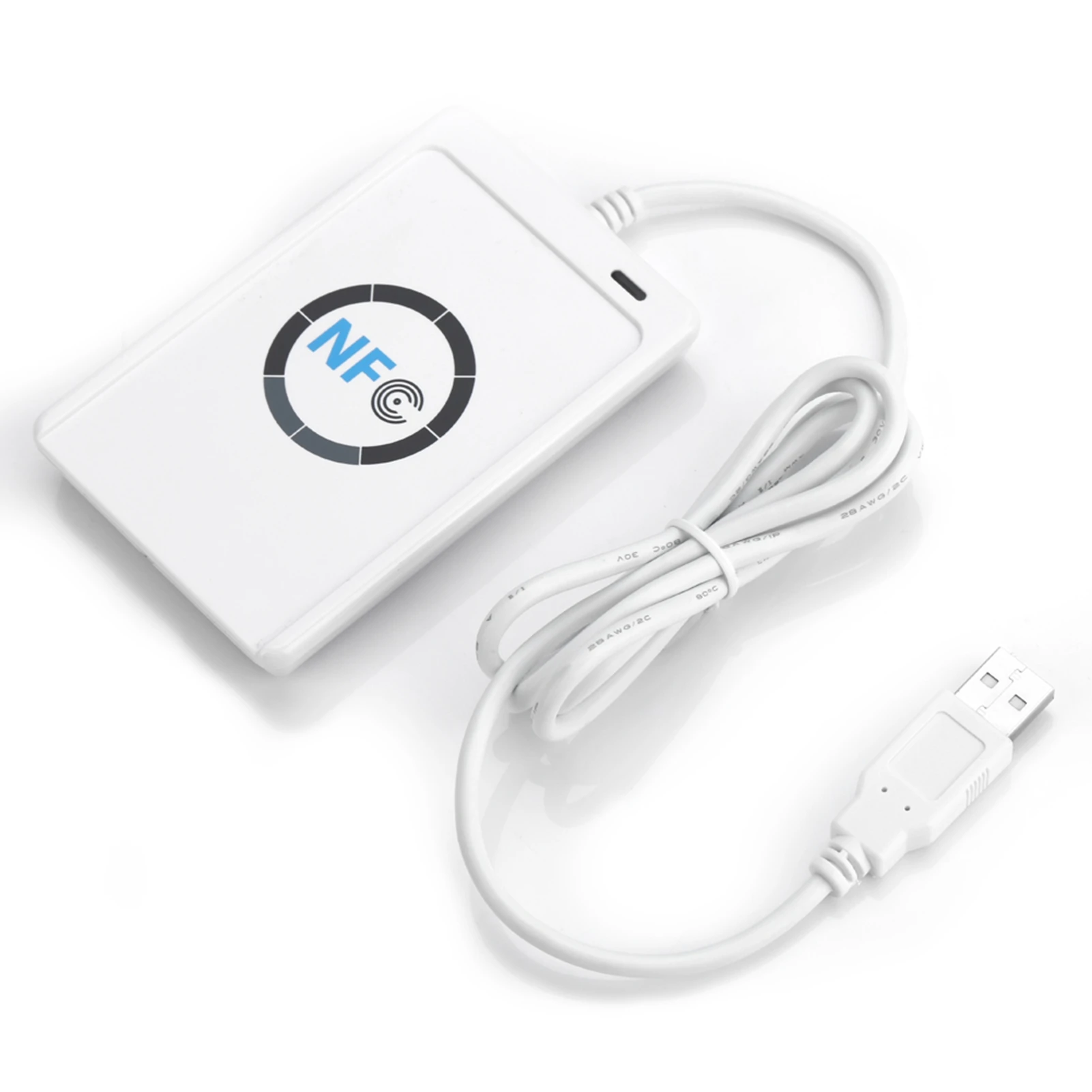 Adapter NFC RFID Reader Writer ACR122U ISO 14443A / B  Software in White IC Card Reader Writer Reader NFC RFID Reader Writer