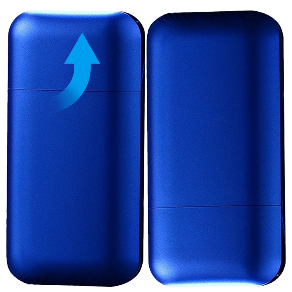 

Портсигар, регулируемая коробка для сигарет, влагостойкая коробка для хранения сигар, вмещает 10-микротактный мини-футляр для сигарет для мужчин, подарки