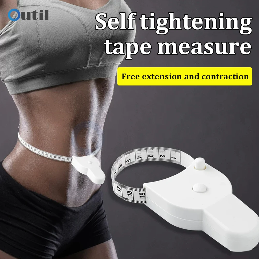 Automatic Telescopic Tape Measure Body Measuring Tape Sewing Ruler Tools Centimeter Tapes For Body Meter Measure White Tools