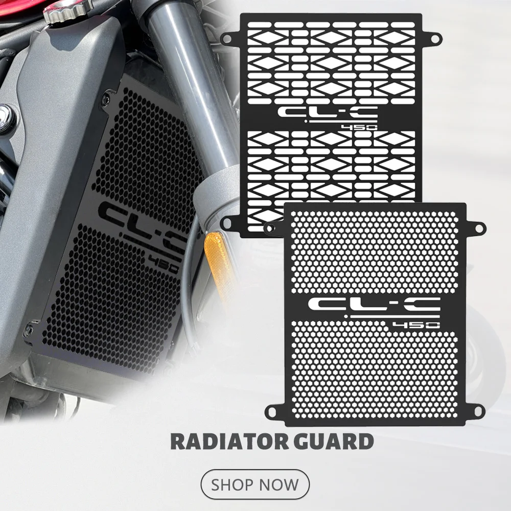 

FOR CFMOTO CLC450 450CL-C 450 CL-C CLC Bobber 2023 2024 2025 Motorcycle Radiator Grille Shield Guard Oil Cooler Cover Protector