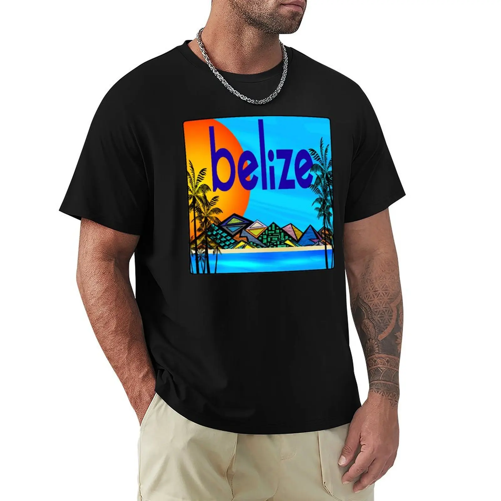 BELIZE UP T-Shirt All Match Basic Short Sleeve Top