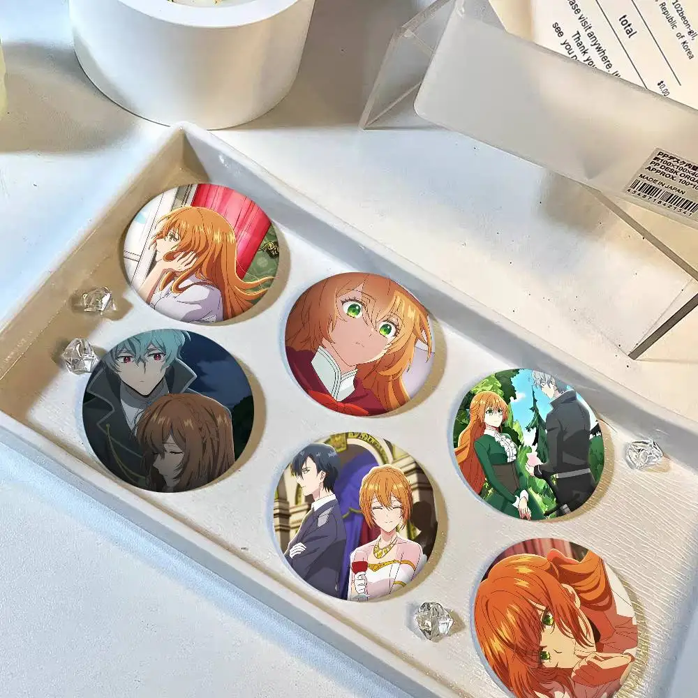 Why Raeliana Ended Up At The Duke's Mansion Anime Badge Brooches On Backpack Decoration Round Enamel Pins For Accessorys