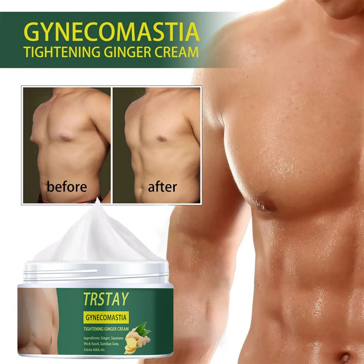 

Male Breast Development Cream with Turmeric Nourishing