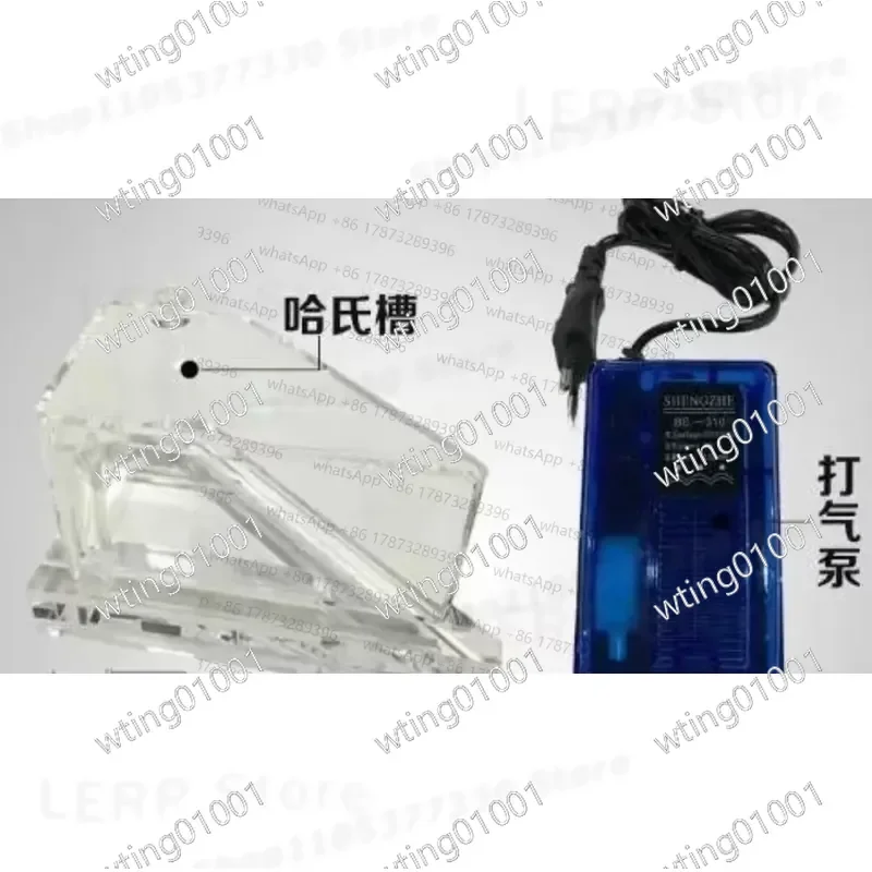 for Hastelloy Hull Cell 267ml Electroplating Test Tank Set with Air Heating Slot Design Professional Lab Equipment for