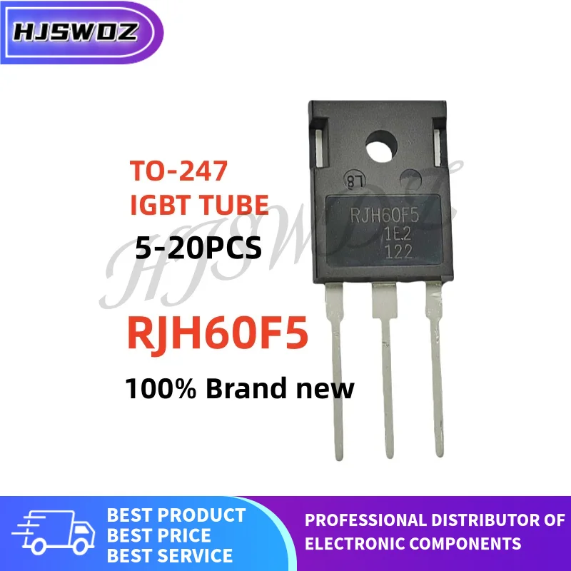 5-10-20PCS RJH60F5 RJH60F5DPQ TO-247 40A 600V IGBT transistor for Welding Machine 100% NEW