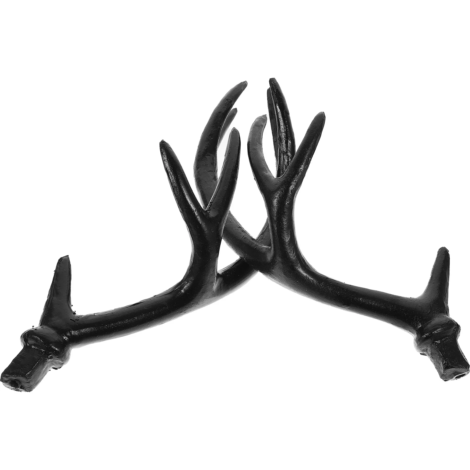

1Pair Imitation Deer Horn Hair Hoop Black Halloween Party Cosplay Costume Headdress DIY Ornament Antler Hair Hoop