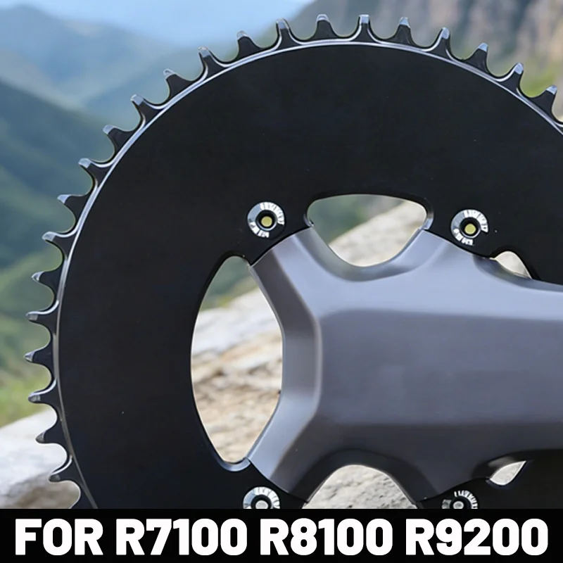 

Звездочка для Shimano Ultegra R8100 R7100 R9200, 110 BCD, 4 болта, 36, 40, 42, 44, 46, 48, 50, 52, 54, 56, 58, 60 зубьев, аэродинамическая