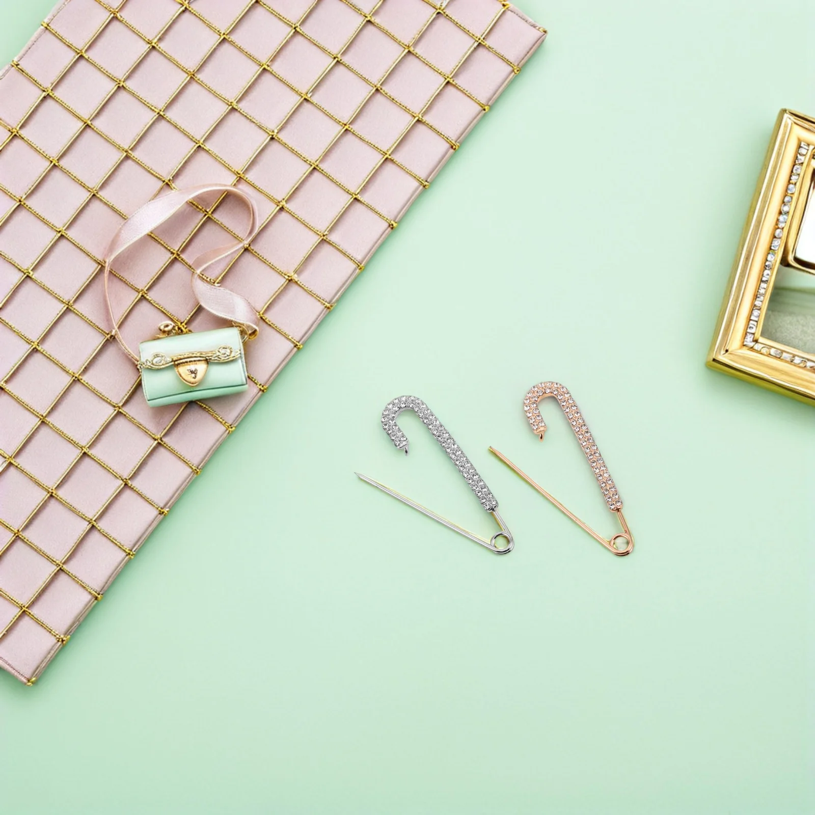 

12pcs Waist Tightener Clips Adjustable Dress Shirt Pant Cinch For Women Brooch Safety Pins Clothing Accessory Sweater Shawl Clip