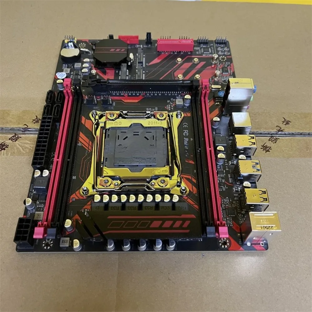 X99 Desktop Motherboard, DDR4 4-Channel, M.2 NVMe NGFF Storage Interface, Server Workstation Mainboard