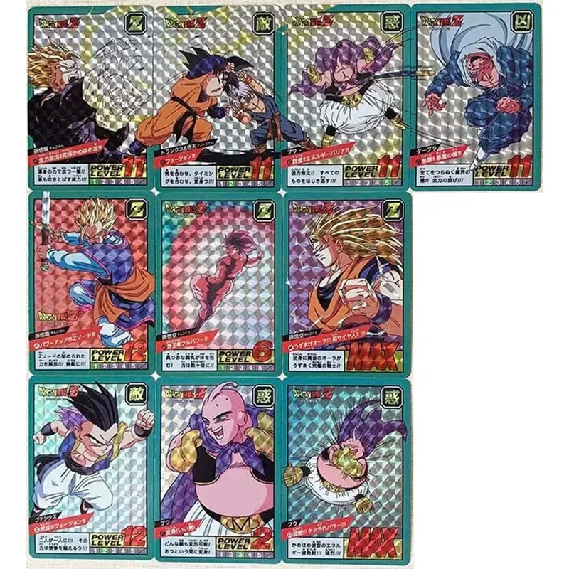Dragon Ball Karty kolekcjonerskie Gry dla chłopców Zabawki Gry stołowe Prezenty urodzinowe DIY Anime Ox-King Pilaf Kakarotto Karty Flash Premium