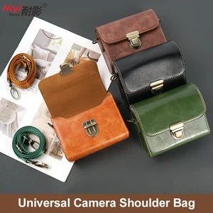 Tas Kamera Tas Selempang Kecil Kantong Tas Penyimpanan Penutup Kamera Universal untuk Sony ZV-1 ZV-1F ZV1 MarkII Canon G7X RX100 Bahu 8 penjualan terbaik fujifilm xt30 ii - №
