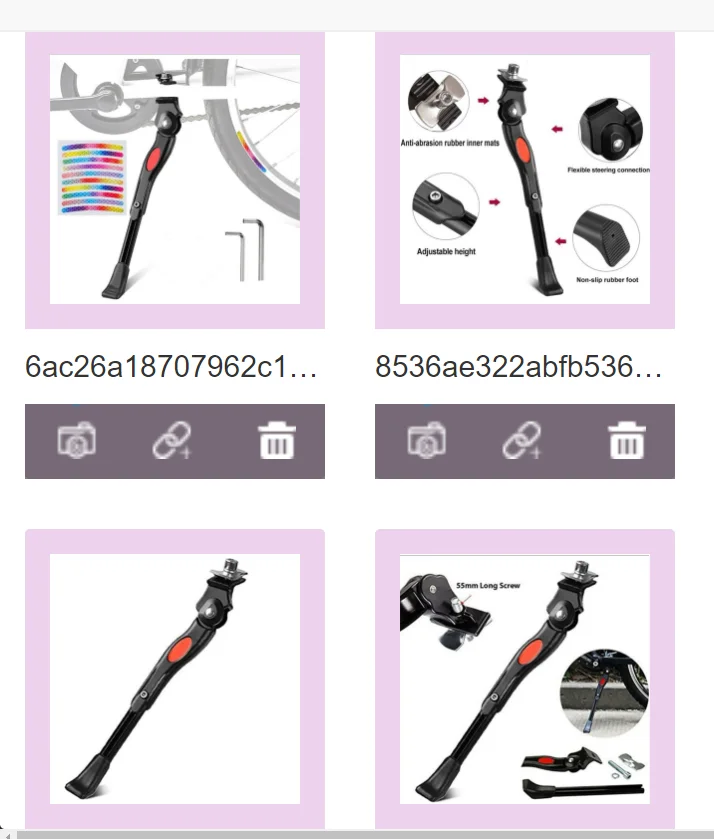 

1pc MTB Road Bike Kick Stand Kickstand MTB/Snow/Folding Bike/Electric Vehicle Side Footrest Rack Side Footrest Rack Support