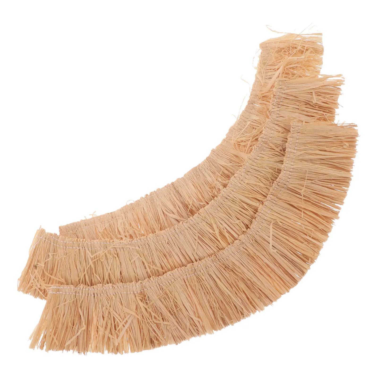 3Pcs Synthetic Thatch Grass Roof Roll Miniature Realistic Fake Straw Roofing for DIY Miniature Roof Craft and Seasonal Garden
