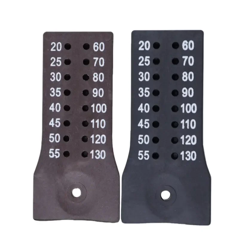 

1 шт. двухсторонняя калибровочная линейка для прорезывания наконечников, линейка для измерения целлюлозы, стоматологическая пластиковая измерительная линейка, калибровочная линейка для прорезывания наконечников