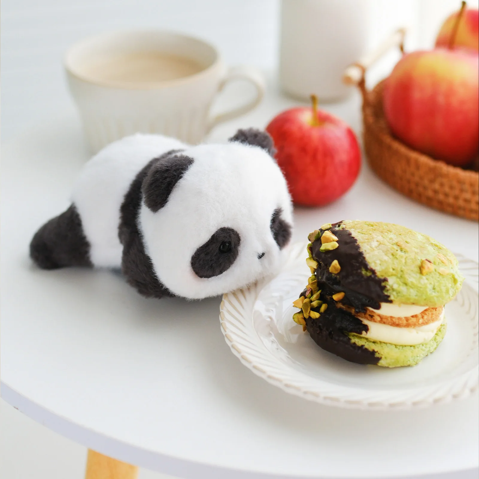 52TOYS Panda Roll Shoulder Plush Toy, Panda Gift for Panda Fans, Cute Figures, Collectible Toy