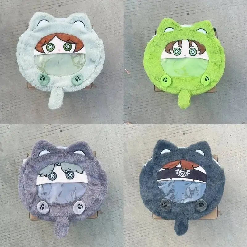 

Game Identity V Cosplay Gardener Mercenary Seer Embalmer Aesop Carl Tracy Transparent Campus Zipper Backpack Shoulder Bag
