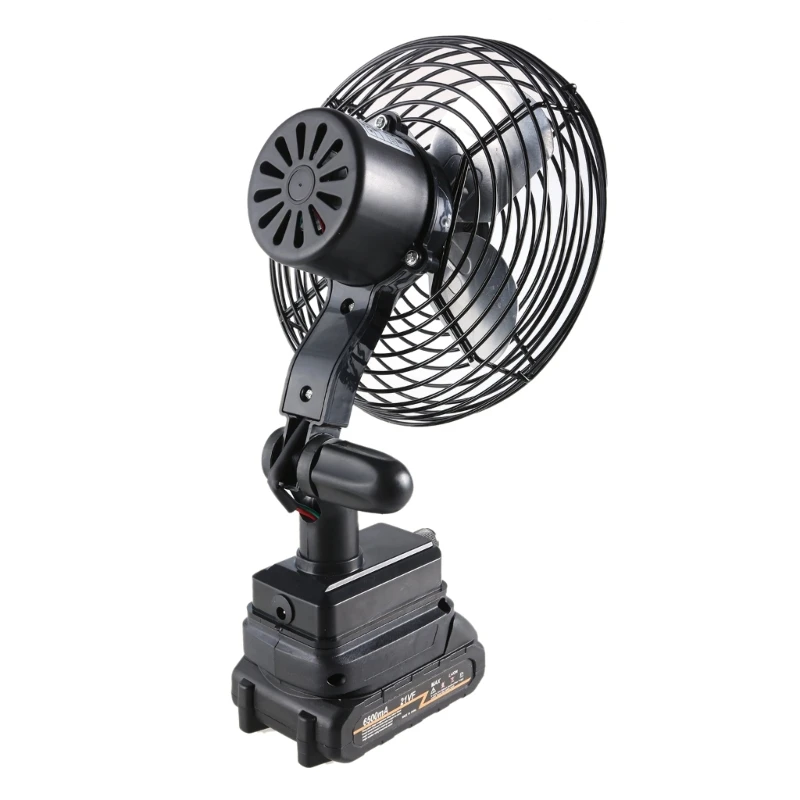 Multi Functional 6500mA 13000mA Tent Fan Rechargeable and Quiet Fan US Adapter for Bedroom and Workplace