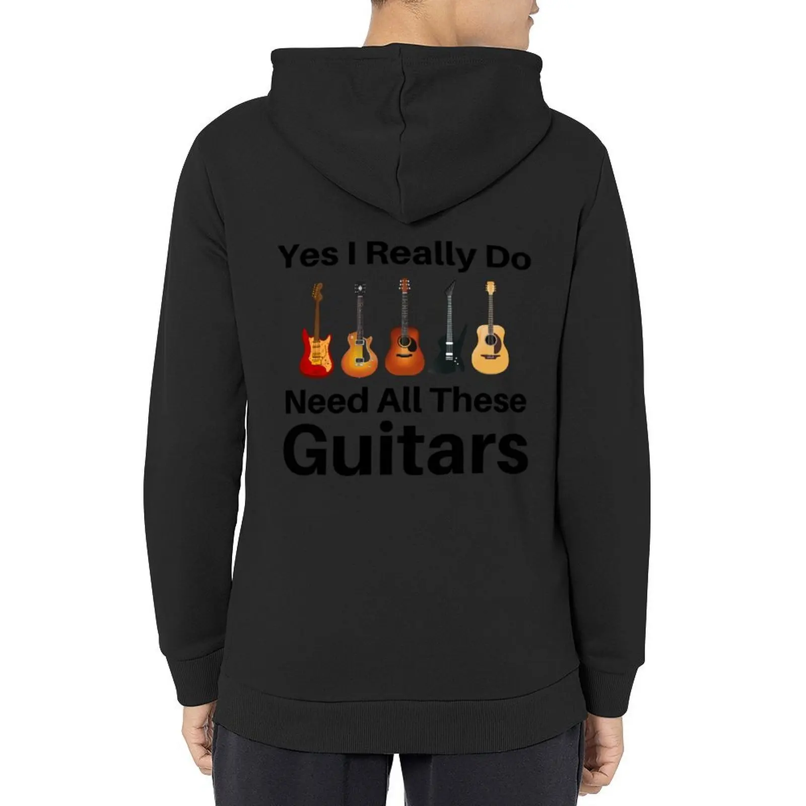 

Yes I Really Do Need All These Guitars Hoodie fashion men autumn new products autumn clothes new hooded tee