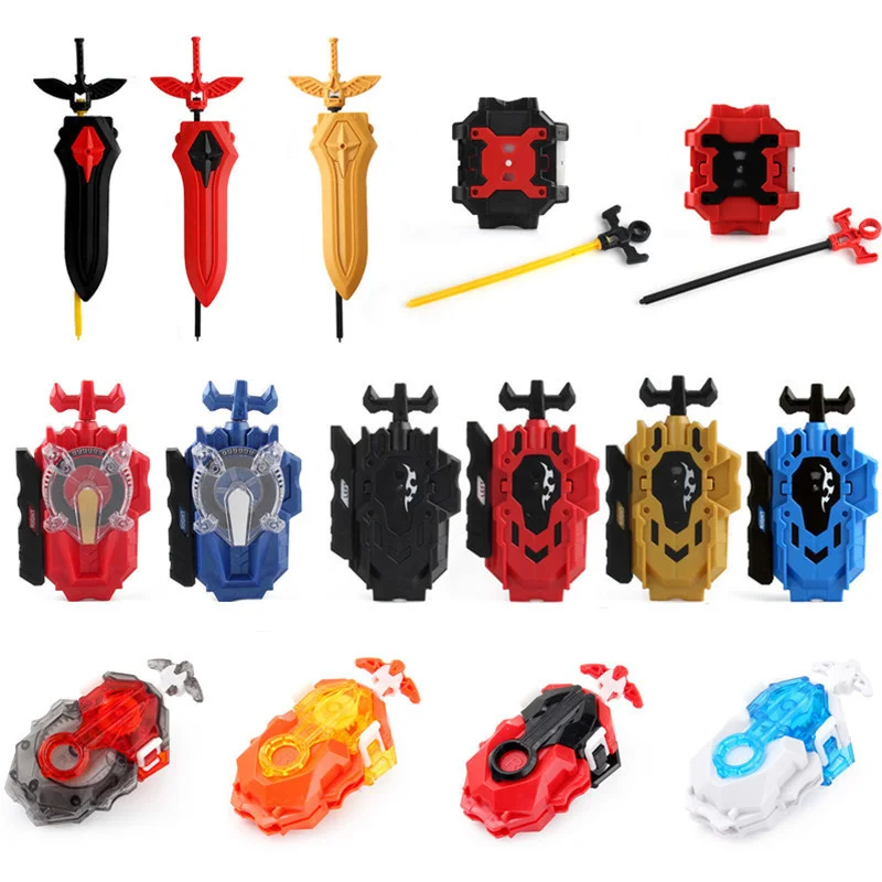 Custom two-way blast launchers, right and left gyroscope, traction rod, swivel cable, top accessories, children's toy