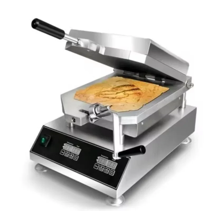 Fossiele Cake Maken Machine Machine Persing Garnalen Pannenkoek Machine Inktvis Monster Cracker Bakgrill