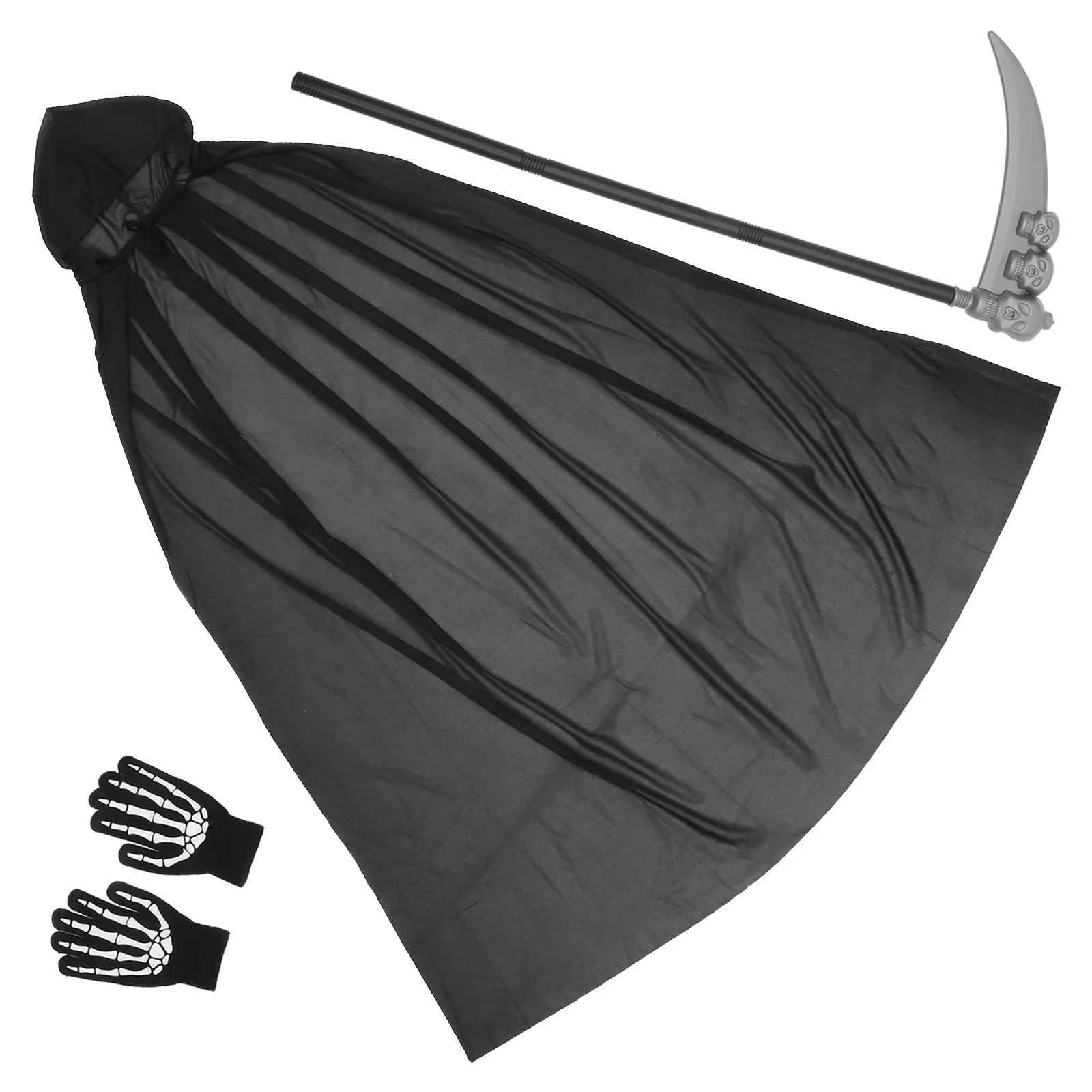 

1Pc Cloak Set Gloves Adult Halloween Party Cosplay Costume Props Long Cape Decor Supplies Theme Celebrations