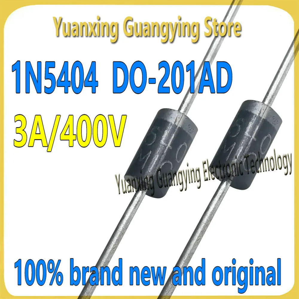 (10 pieces) 1N5404 IN5404 DO-201AD 3A/400V Rectifier Diode 100% Brand New & Original