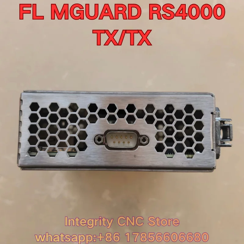 Second-hand FL MGUARD RS4000 TX/TX industrial switch 2700634 functional test is normal