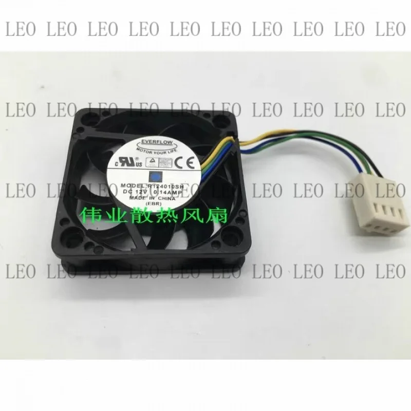 DD  for  EVERFLOW R124010SH 12V 0.14A 4010 4CM 4-Wire Cooling Fan