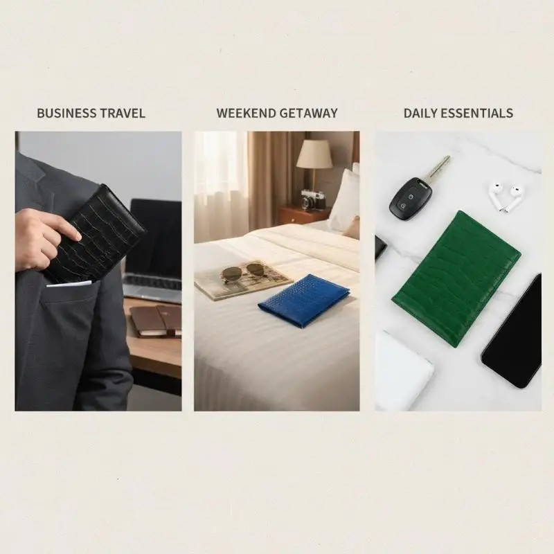 Waterproof Passport Holder Covers Case Travel PU Leather Credit Card Wallet Cute Passport Book For Women/Men Passport Cover