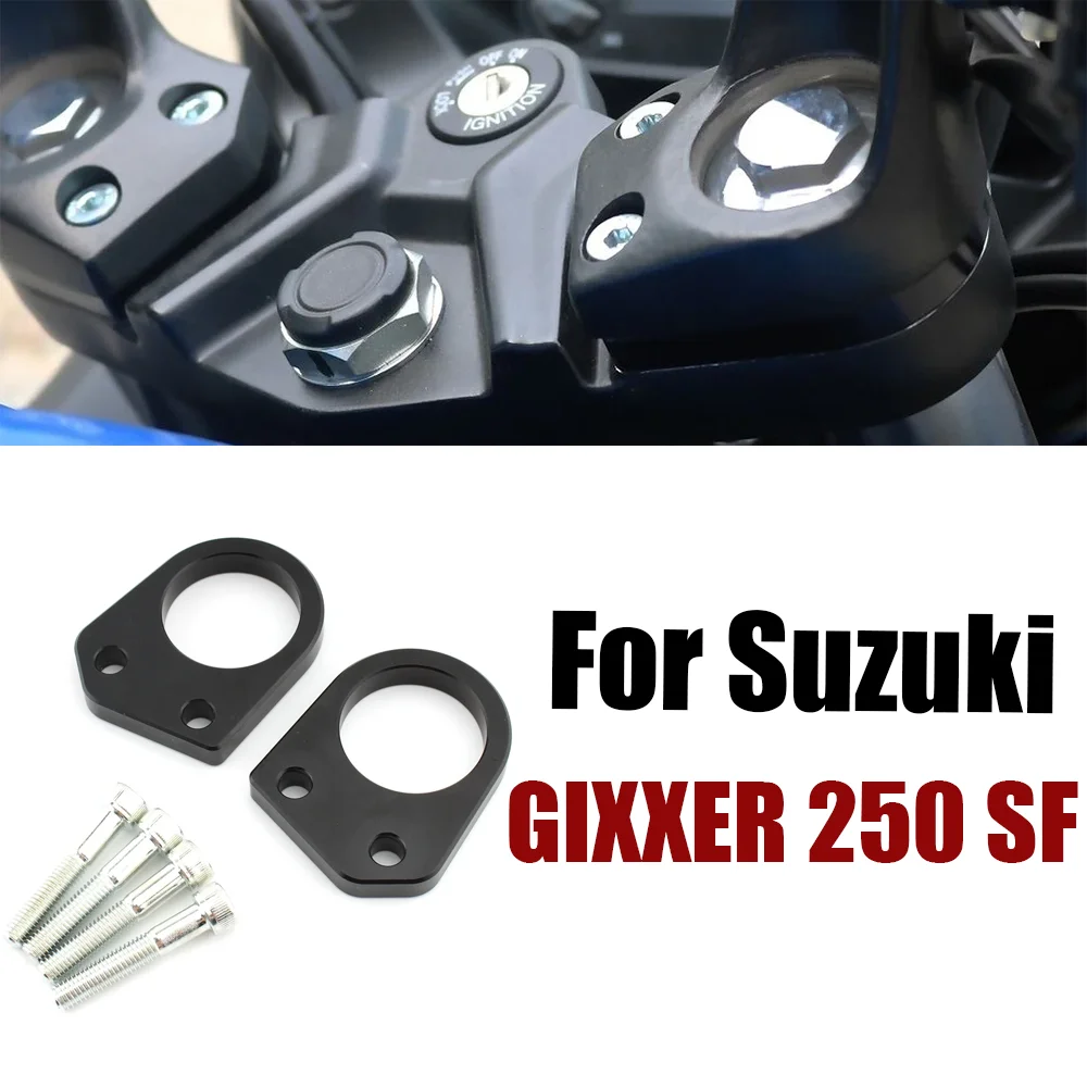 

For Suzuki GIXXER 250 SF SF250 Motorcycle Accessories Aluminum Alloy Raise Handlebar Heightening Code Riser Mount Clamp Adapter