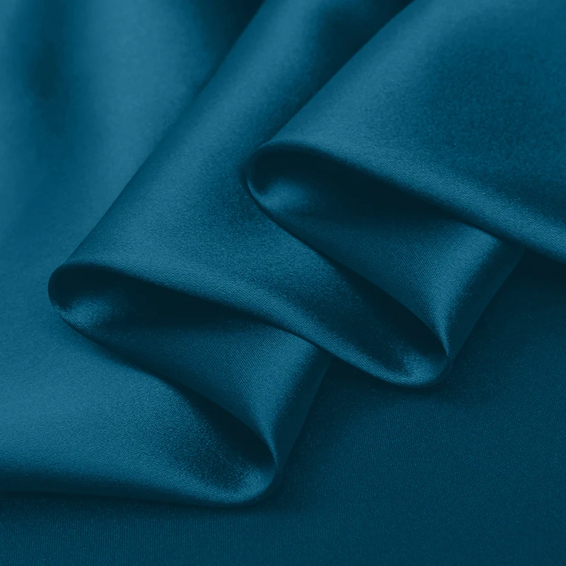 Mulberry Elastic Silk Satin Fabric for spandex Silk Dress Skirt Wholesale 16 and 19m/m