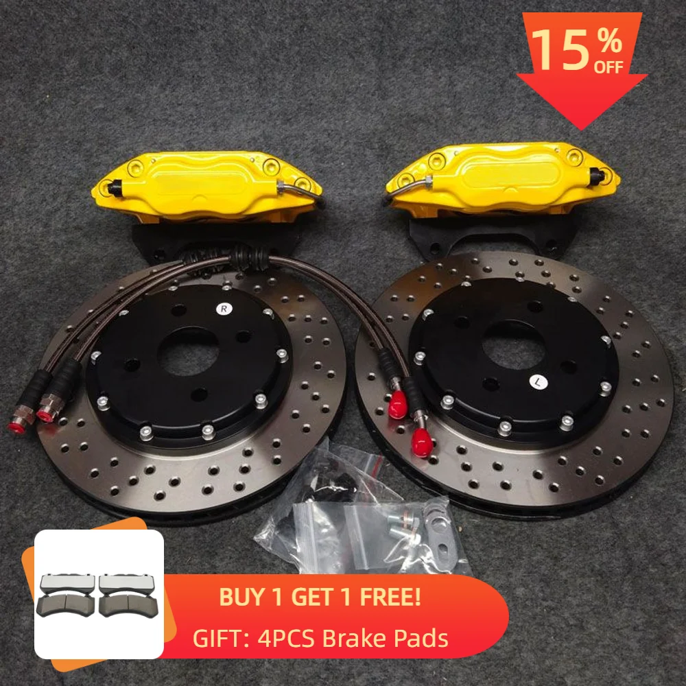 

High Performance Upgrade Brake System Brake Kit 4 Piston Caliper 285x24,300*24mm Front Wheels for Toyota LC200