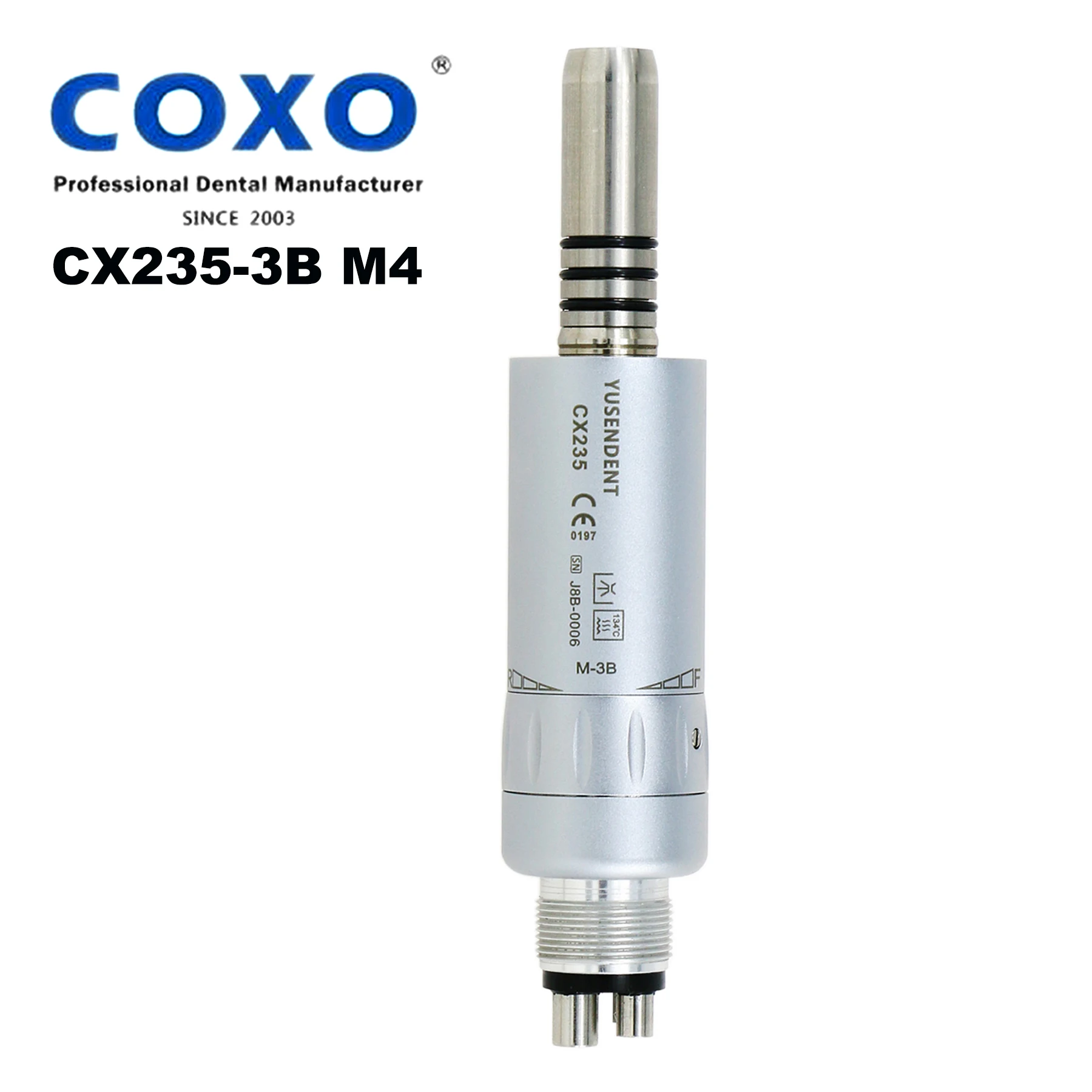 COXO YUSENDENT Dental 1:1 Inner Water Low Speed LED Fiber Optic Air Motor Handpiece 2 4 6 Hole Fit For ISO E type NSK KAVO