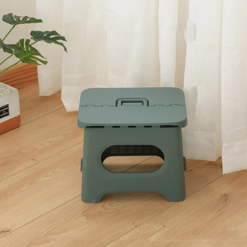 Portable Folding Stool Outdoor Bench For Adults & Kids Children Thickened Plastic Step Stool Folding Chair Small Bench Stools
