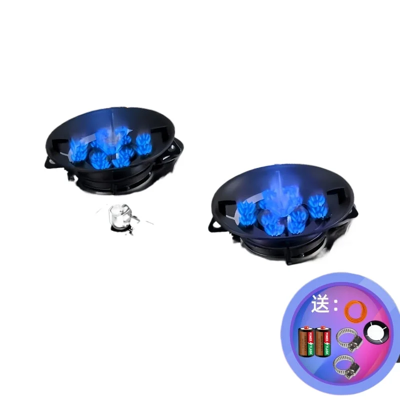 Doppelherd mit Clamshell und eingebettetem Flüssiggaskocher