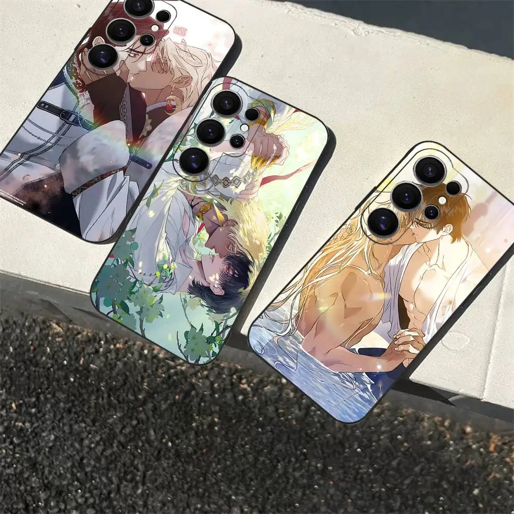 Brothers Without A Tomorrow Bl Anime Phone Case For Samsung S 24 Fe 25 Ultra Plus 20 Lite 21 30 22 23 24 22 Ultra 5G Fundas
