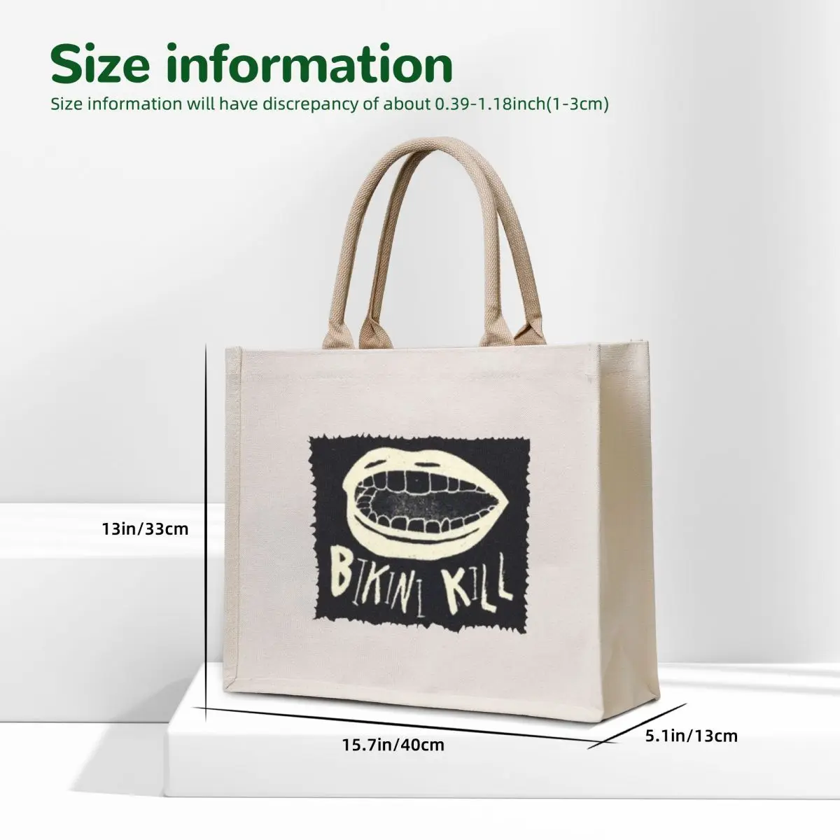 Bikini Kill Tote Bag reusable shopping bags canvas tote hand bag ladies