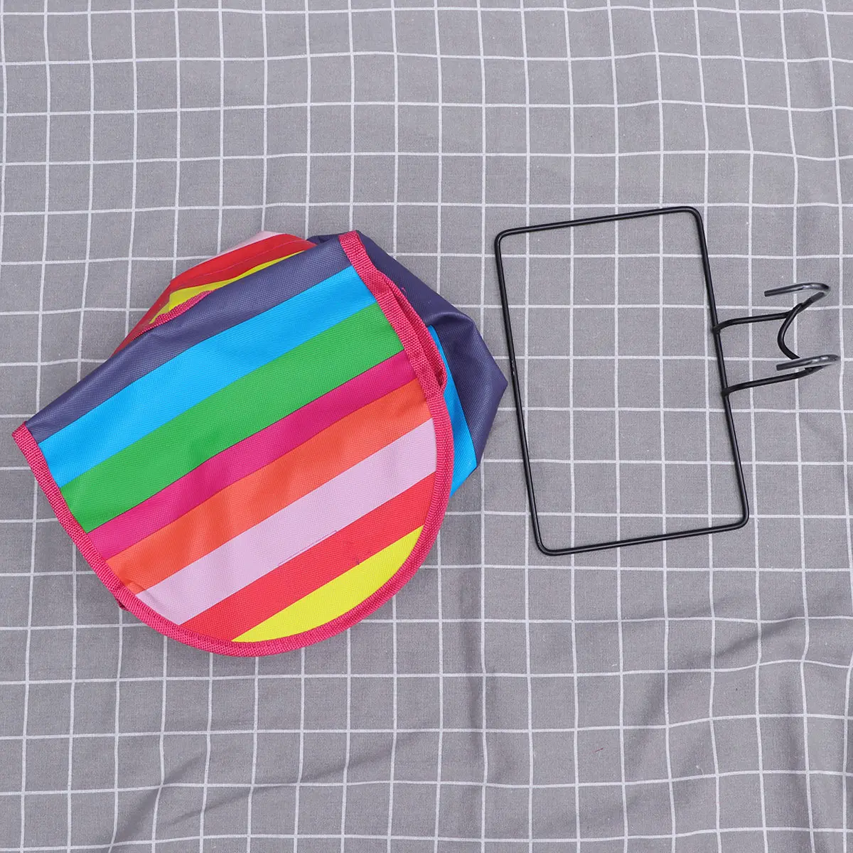 

1 шт. Складная передняя велосипедная корзина из холщовой ткани с крюком из стали для тяжелых грузов, для езды на велосипеде, поездок на работу и путешествий на природе