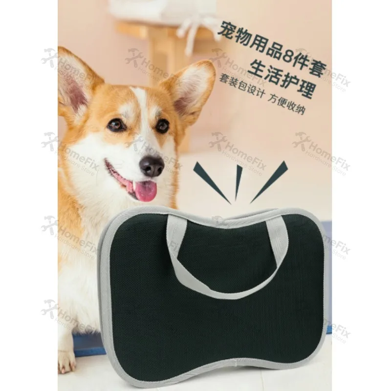 Pet Grooming Comb Set Cat Dog Beauty Scissors Hair Removal Needle Comb Bath Brush Pet Hair Care Tool