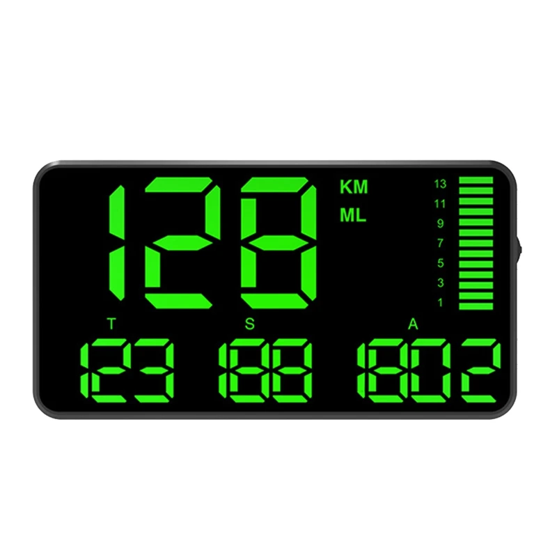 C90 Head-Up Display Elevation Meter Black HUD Plastic HUD GPS Speed Meter Car Accessories