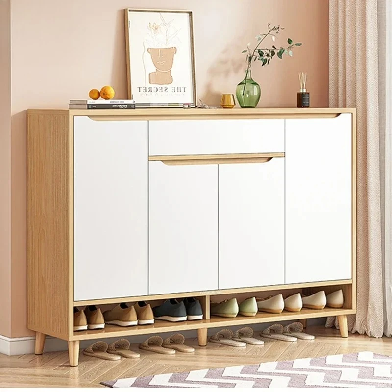 Living Room Furniture Home entry Door Storage Cabinet Large-capacity Shoe Cabinet Multi-layer Shoe Rack Entrance Cabinet